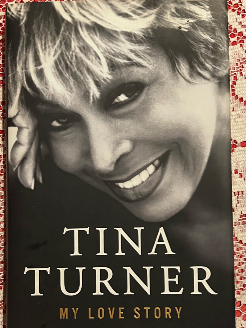 Tina Turner "My Love Story" Hardcover Book - Black & White Cover